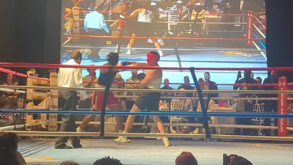 把天賦帶到拳擊臺前NBA最佳新秀邁卡威業(yè)余拳擊首秀即取勝